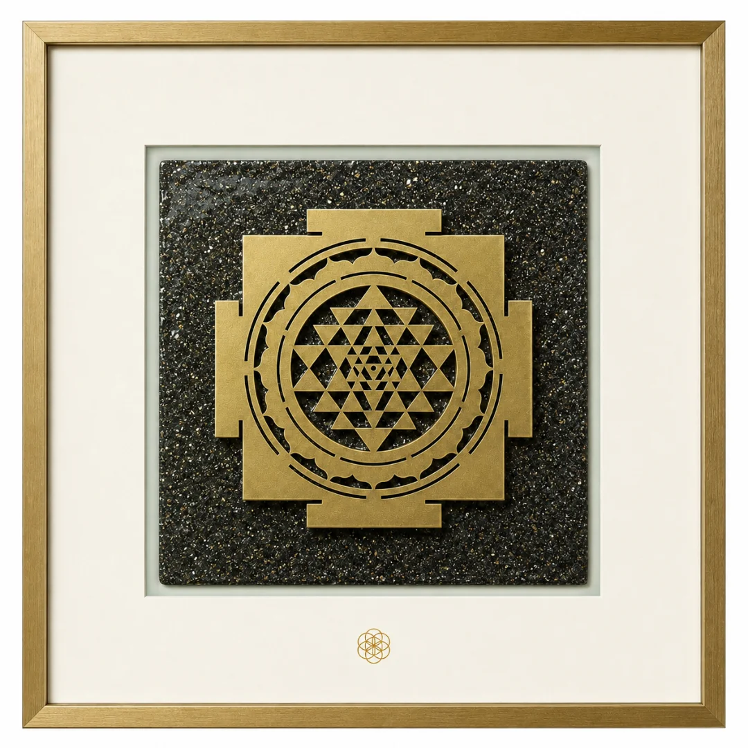 Pyrite - Shree Yantra – Abundance & Prosperity thumbnail 3