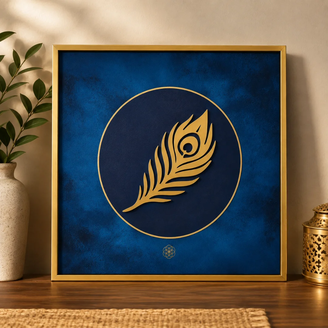 Krishna’s Peacock Feather — Grace & Joy