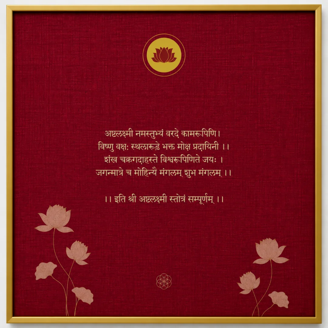 Ashtalakshmi Stotram — Eight Blessings of Abundance thumbnail 3