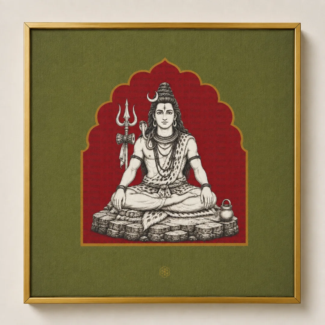 Shiva – The Eternal Yogi | Canvas Art thumbnail 3