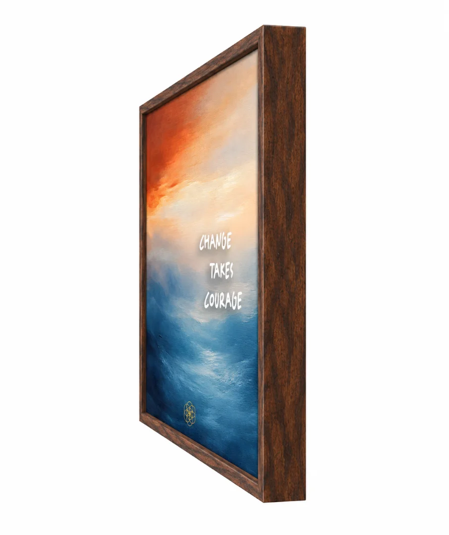 Change Takes Courage – Motivational Art thumbnail 2