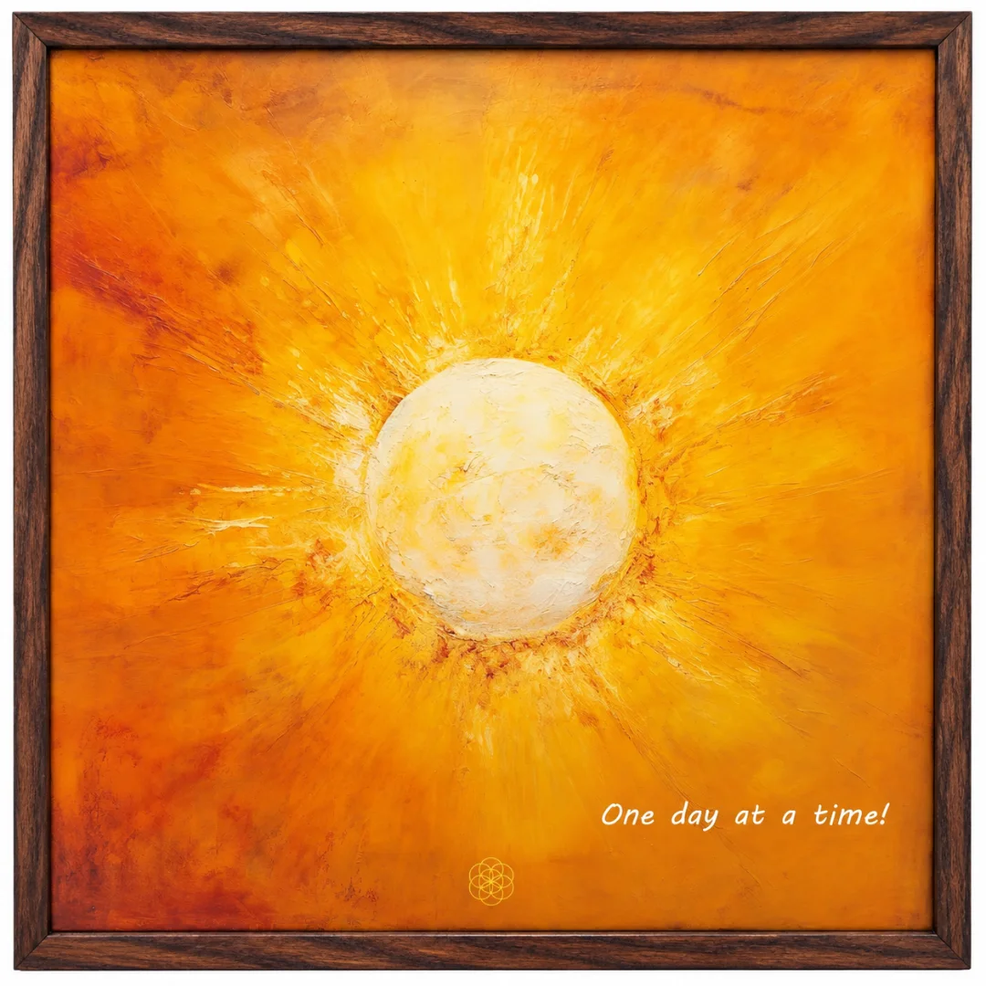 One Day at a Time – Mindful Living Art thumbnail 3